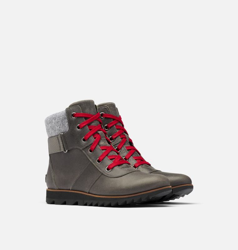 Sorel Dam Snörstövlar Mörk Grå - Harlow™ Conquest Låga - QKY-513096